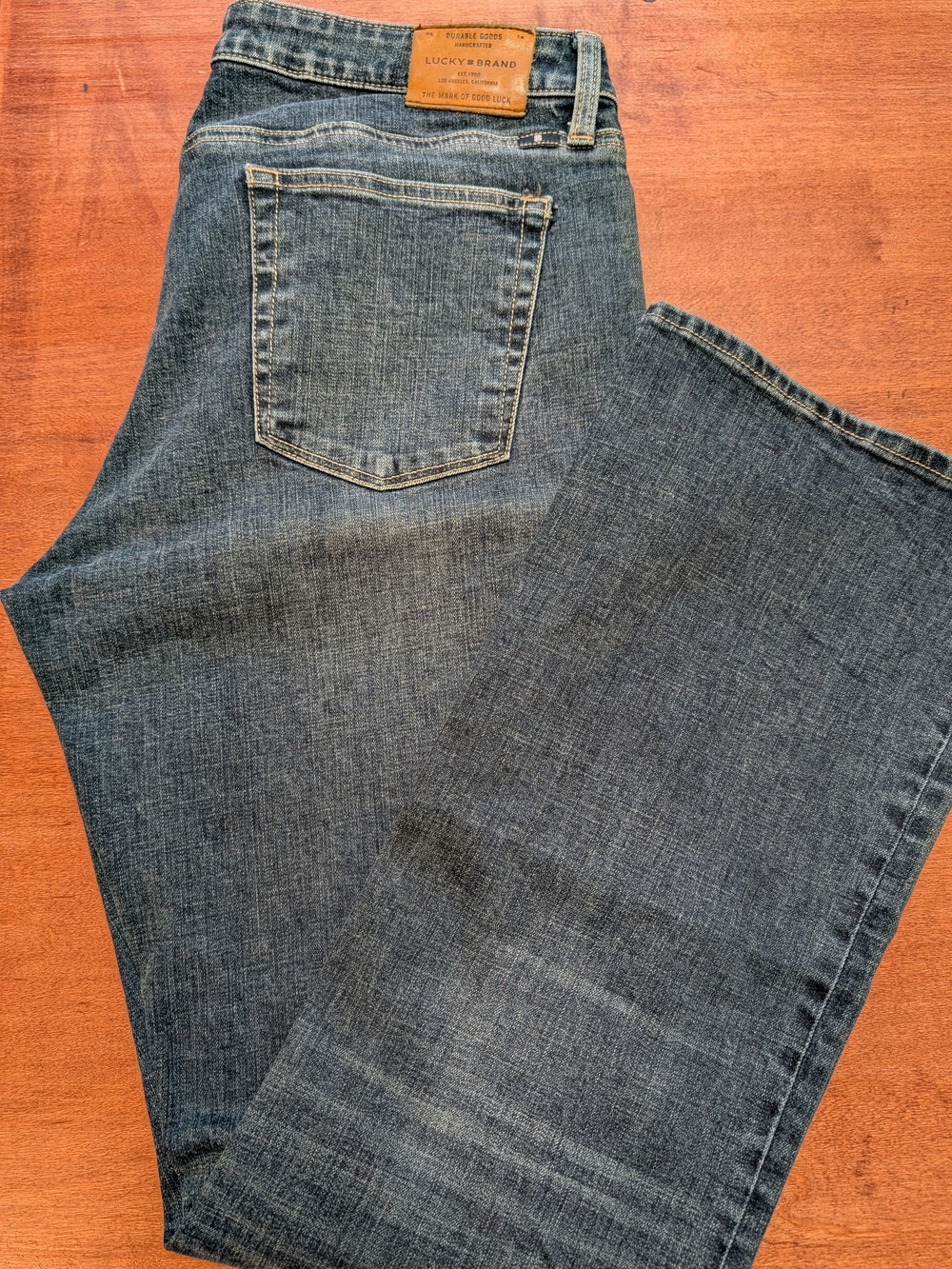 Lucky Brand Jeans Lolita Bootcut Mid Rise Dark Wash Size 14